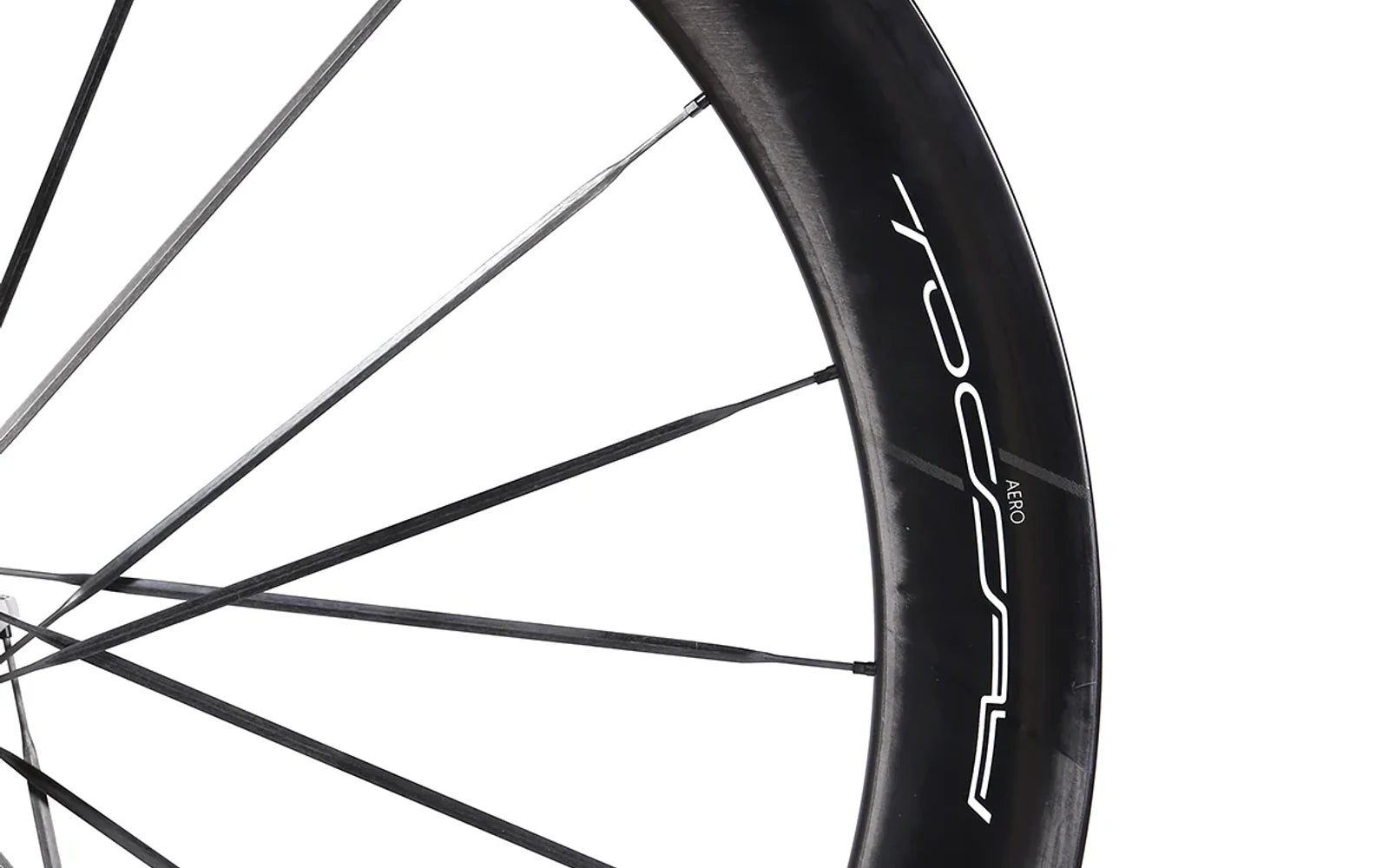 TOCCAY carbon rim and spoke detail