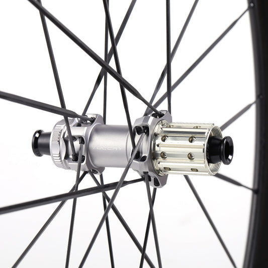 carbon wheelset hub and spoke detail for ownership comparison