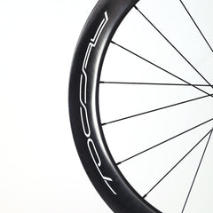 Ghost Gravel 58 deep carbon rim and spoke detail
