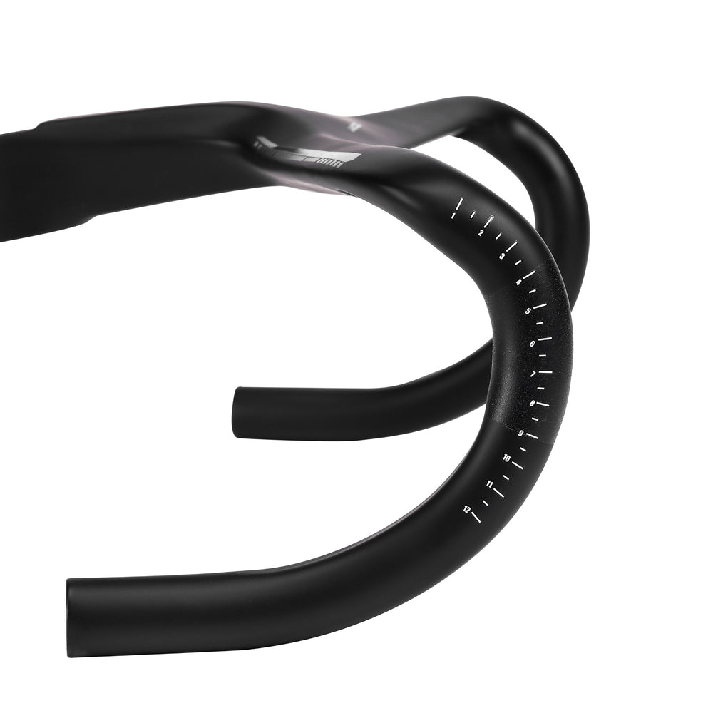 TOCCAY road carbon handlebar drop side profile