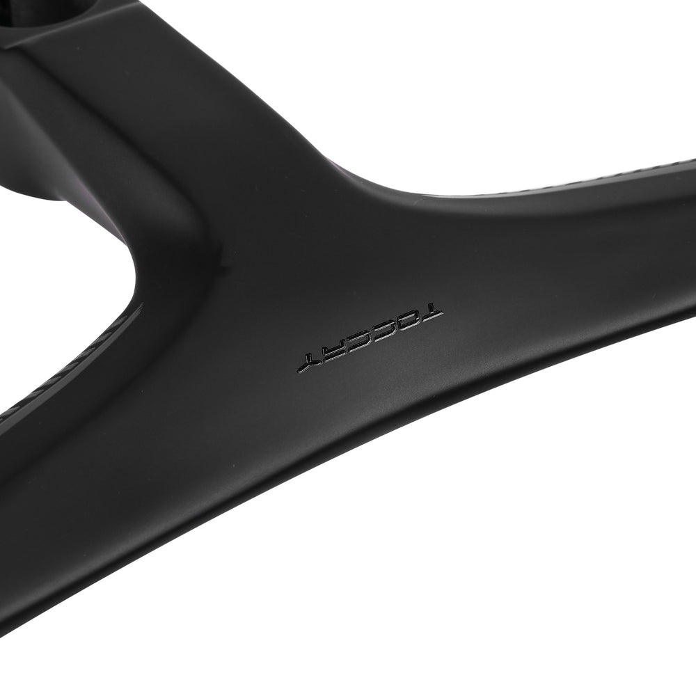 TOCCAY matte black carbon handlebar surface detail