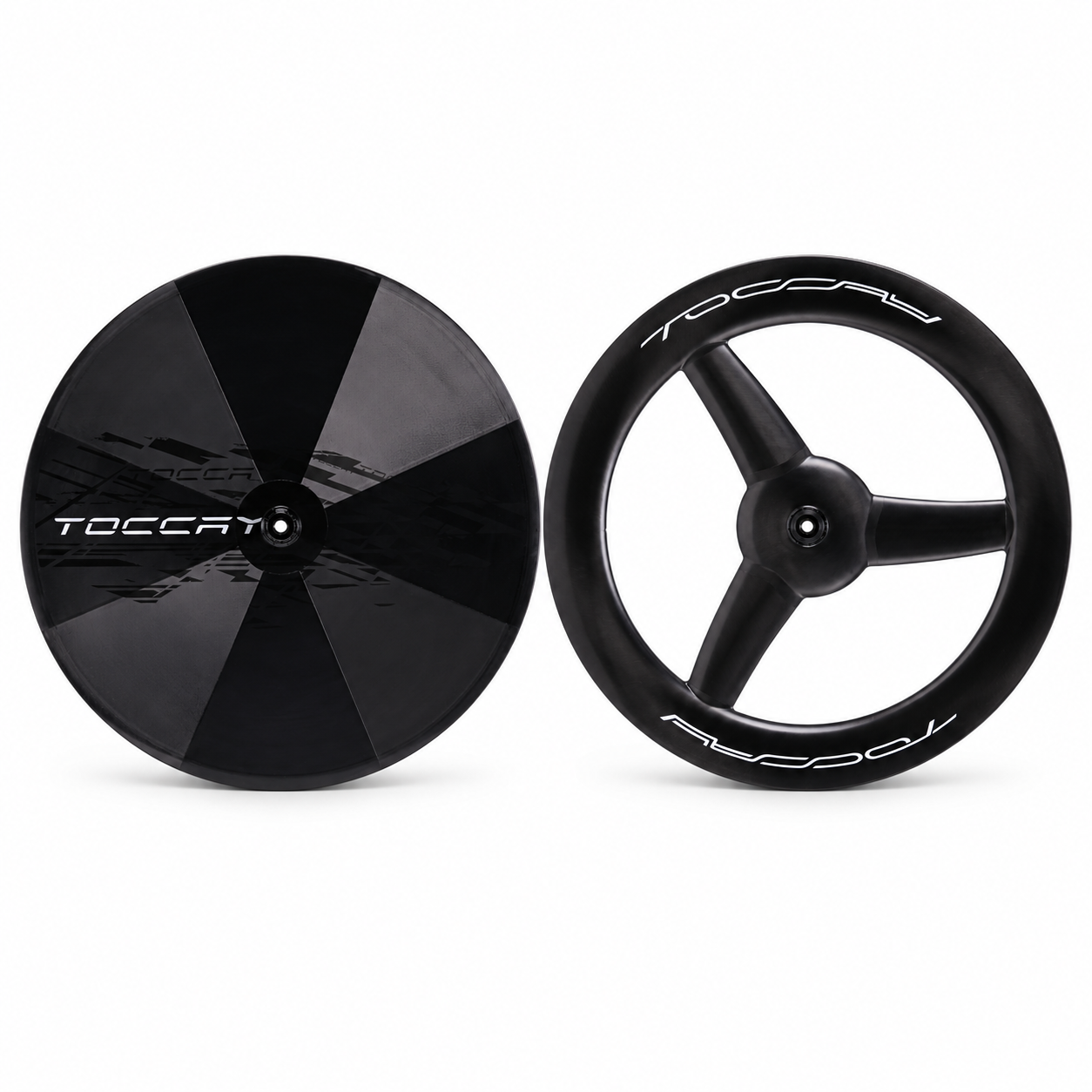TOCCAY TT Carbon Disc Wheel | Disc Only or Tri-Spoke Set