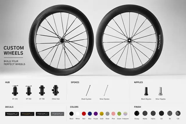 TOCCAY custom wheel build options