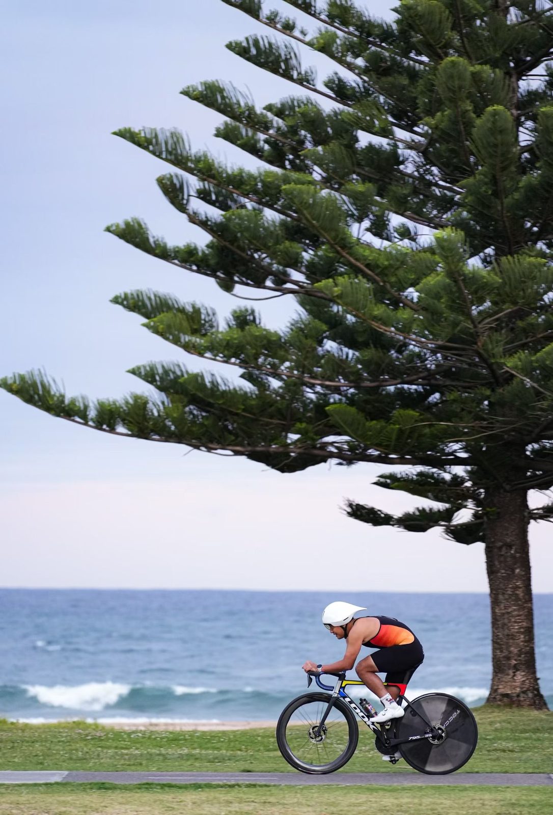 Sophie riding TOCCAY AERO-60 Ghost CARBON